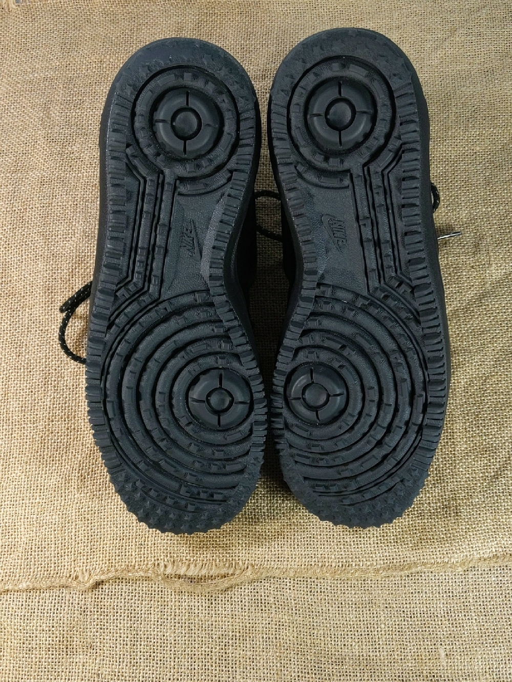 Nike Lunar Force 1 Duckboots Women's Sz 7.5, Black, Excellent Condition, No Box - Picture 7 of 8